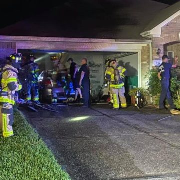 The Woodlands Fire Department Respond to Structure Fire in The Village of Sterling Ridge