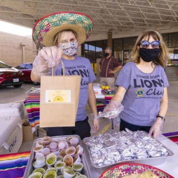 Conroe Noon Lions: Conroe Noon Lions members support eductors with ‘Tacos for Teachers’ at Reaves Elementary