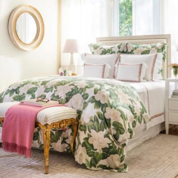 Bold Magnolia Bedding Collection is Enough to Make This Southern Belle Swoon — Tribute Goods Finds Flower Power