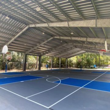 Township opens new covered outdoor sports court