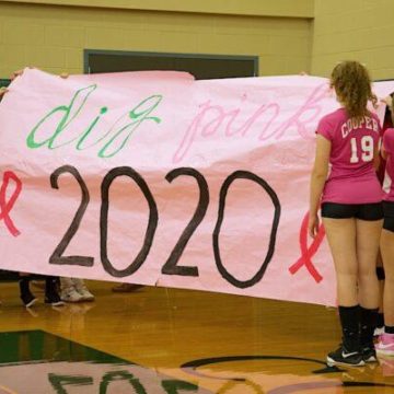 VIDEO: The John Cooper School Dig Pink Game