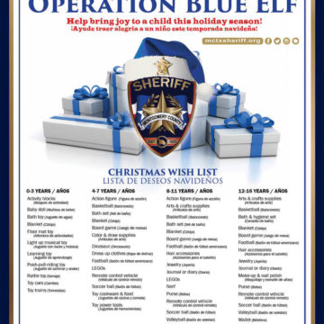 4th Annual Operation Blue Elf accepting Toy Donations until December 6