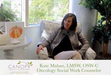 Counseling at Canopy Cancer Survivorship Center and COVID Resources