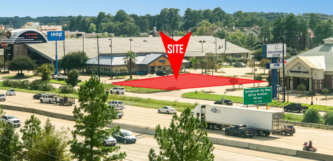 The J. Beard Real Estate Company Facilitates the Sale of 1.5-acre Pad Site on I-45 in The Woodlands