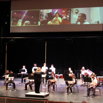 Cooper Bands, Wind Ensemble Perform First Concerts of the Year with New Precautions