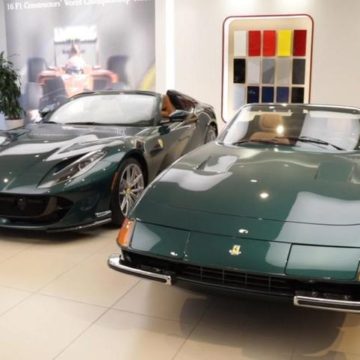 Matching Ferrari Pair Shines Bright at Ferrari of Houston & Ferrari of The Woodlands