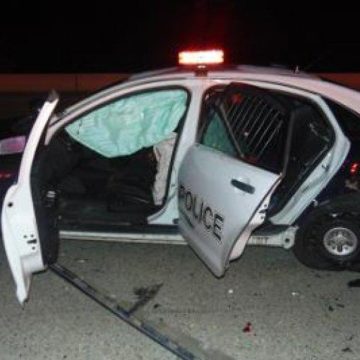 DRUNK DRIVER HITS CONROE POLICE OFFICER