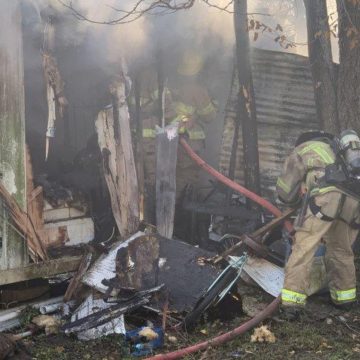 FAMILY OF FIVE PUT OUT IN COLD AFTER EARLY MORNING FIRE