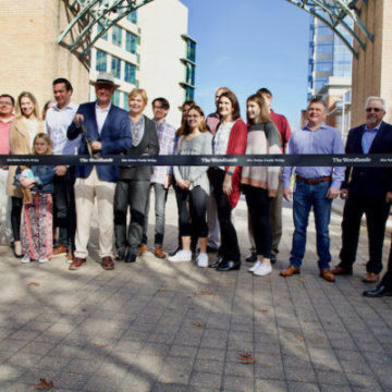 The Woodlands Waterway Avenue Bridge Renamed and Dedicated as the Alex Sutton Family Bridge