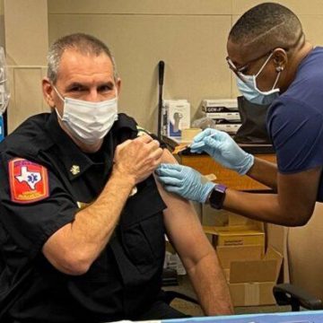 The Woodlands Fire Department receives COVID-19 Vaccinations