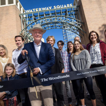 THE WOODLANDS® WATERWAY AVENUE BRIDGE RENAMED AND DEDICATED AS THE“ALEX SUTTON FAMILY BRIDGE”