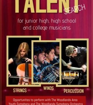 Woodlands Symphony and Woodlands Area Youth Symphony Announce Talent Search 2021