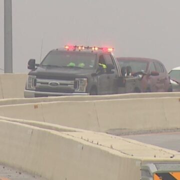 Icy roads cause 10-vehicle crash in Magnolia