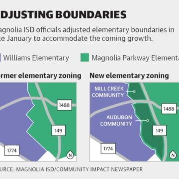 Magnolia ISD adjusts attendance boundaries to accommodate Audubon, Mill Creek