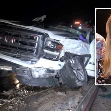 Mother killed when wheel flies off truck and through her windshield