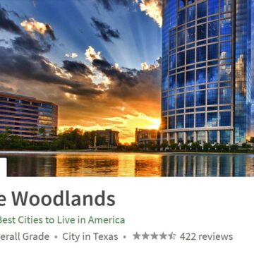 The Woodlands Ranks No. 1 Place to Live in America