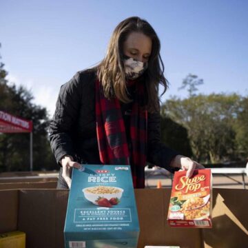 Lake Conroe Lions get update from the Montgomery County Food Bank