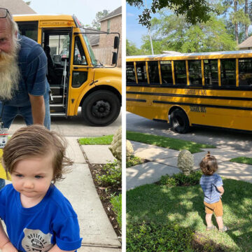 Conroe ISD bus driver makes neighborhood boy ‘Official Bus Patrol’