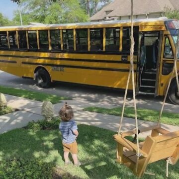 Conroe ISD bus driver surprises boy, makes new friend