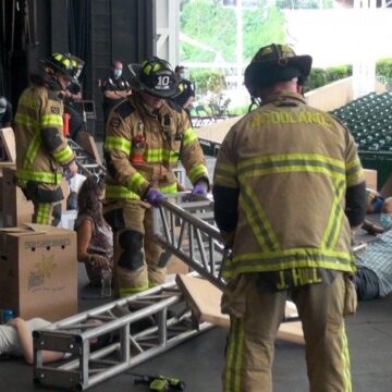 DISASTER DRILL IN THE WOODLANDS