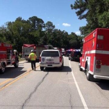 FM 2854 REMAINS CLOSED AS HAZMAT CLEANUP FROM FATAL CRASH