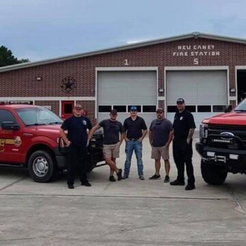 EMC FIREFIGHTERS RESPOND TO LOUISIANA