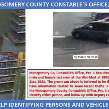 Constable Seeking Public’s Help Identifying Persons And Vehicle In Spring, TX