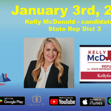 1.3.21 – Kelly McDonald, candidate for State Rep Dist 3 in Texas – Conroe Culture News