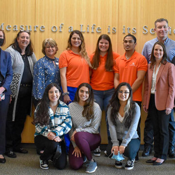 School of Nursing Honored with Montgomery County Food Bank Volunteer Service Award