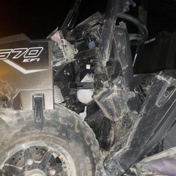 ONE CHILD INJURED IN ATV CRASH