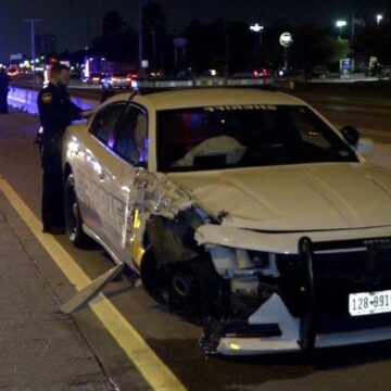 SEALY ROBBERY PURSUIT RESULTS IN MULTIPLE PATROL CAR CRASHES AND SUSPECT ARREST