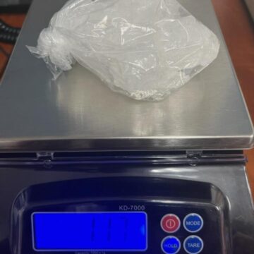 117 grams of meth confiscated