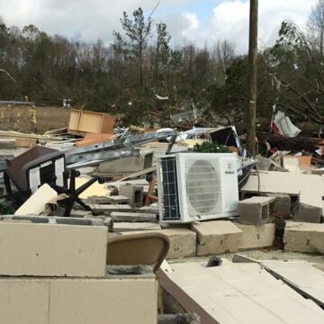 Two people killed after tornado outbreak hits south