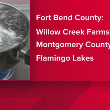 Boil water notice issued in Katy area and part community in Montgomery Co.