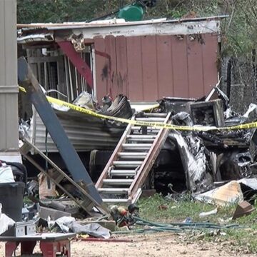 Magnolia firefighters find man dead in travel trailer destroyed by fire