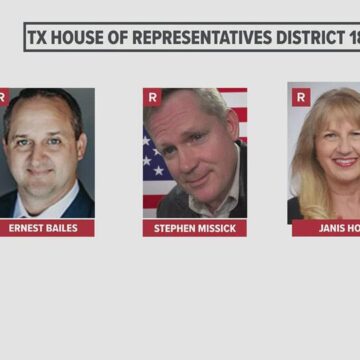 Three GOP candidates running for State Representative District 18 face off again in Lumberton hours before early voting begins