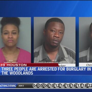 Three people are arrested for burglary in The Woodlands | CW39 Houston