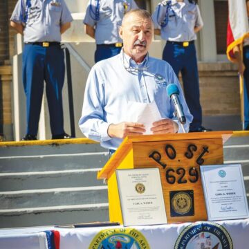 Vietnam War Veteran Carl Weber honored