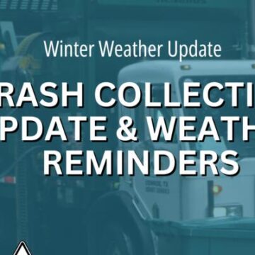 The Woodlands Township Trash Collection Update and Weather Reminders